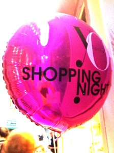 Inicio de la shopping night 2013